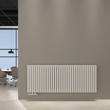 Paneelheizkörper Designheizkörper Horizontal Doppellagig Weiss FLORA