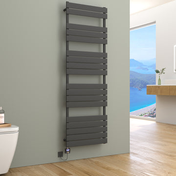 Elektrische Handtuchheizkörper & Badheizkörper Anthrazit PULLMAN