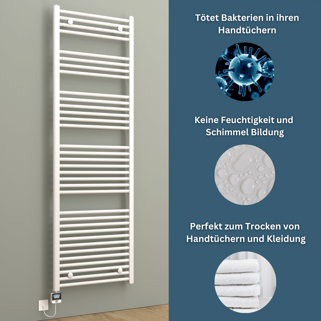 Elektrische Badheizkörper ASTORIA Weiß Handtuchtrockner