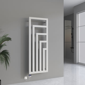 Elektrische Badheizkörper Handtuchheizkörper Weiß TWISTER