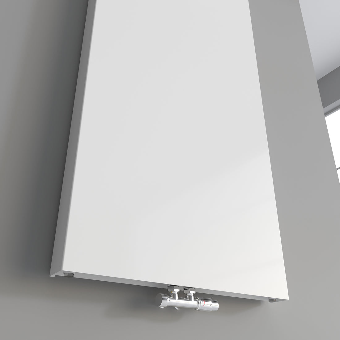 Vertikal Planheizkörper Wohnraum Heizkörper Doppellagig Weiß Platis